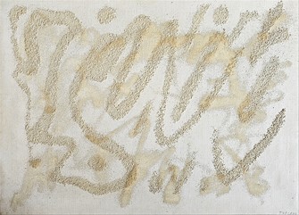 TURCATO Giulio. Cangiante bianco